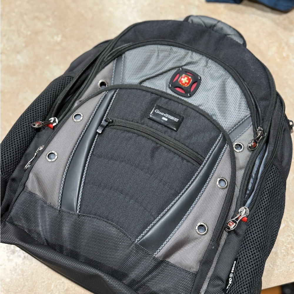 SwissGear Dual-Tone Backpack in Black and Gray